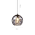 tanie Światła wysp-20 cm globus design pojedynczy design lampa wisząca led metal styl vintage kula galwaniczna malowane wykończenia vintage country 220-240v