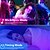 baratos Faixas de Luzes LED-3m 5m 2*5m rgb à prova d&#039;água led neon strip light smart bluetooth app controle de sincronização de música mudança de cor para quarto em casa tv backlight decoração diy