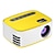 cheap Projectors-New T20 Mini Projector 500LM Lumens 1920*1080P Supported LED Video Beamer For Mobile Phone Mirroring Android Optional Projector