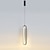 baratos Luzes pendentes-8,3 cm de design único pendente de liga leve de alumínio pintada acabamentos led estilo nórdico 220-240v