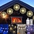 billige LED-kædelys-fyrværkeri jule fe lys led kobbertråd starburst lyskæde 8 modes bryllup dekorativ ophængning til fest gårdhave have batteridrevet med fjernbetjening