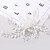 cheap Headpieces-Wedding Bridal Alloy Hair Combs / Flowers / Headdress with Imitation Pearl / Crystals / Rhinestones 1 PC Wedding / Special Occasion Headpiece