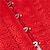 abordables Corsés-Corsé Mujer Talla Grande Corsés Campestre bávaro Corsé Superior Clásico Control de barriga Relleno Encaje Color sólido Estampado Hebilla Gancho Nailon Poliéster / Algodón Navidad Víspera de Todos los