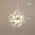economico Luci dell&#039;isola-40/50/55/60 cm lampada a sospensione led sputnik design globo design metallo stile moderno stile floreale globo galvanizzato artistico moderno 220-240v