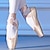 billige Balletsko-Dame Balletsko Spidse Sko Træning Ydeevne Professionel Bånd Flade hæle Snøre Voksne Lys pink / Satin