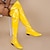 זול מגפי נשים-בגדי ריקוד נשים מגפיים נעליים סקסיות מפלגה יומי צבע אחיד מגפיים מעל הברך מגפיים גבוהים לירכיים חורף עקב נמוך בוהן מחודדת אלגנטית סקסי יום יומי דמוי עור עור פטנט רוכסן שחור לבן צהוב