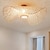 voordelige Plafondlichten en fans-45/65/75 cm lantaarn design verzonken plafondlampen hout/bamboe lantaarn geschilderde afwerkingen nordic style 220-240v
