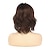 Недорогие Парик из искусственных волос без шапочки-основы-коричневые парики для женщин, короткие волнистые парики боб, синтетические термостойкие парики, вечерние, повседневные, парики, парики для рождественской вечеринки