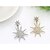 cheap Earrings-1pc Stud Earrings Jacket Earrings For Women&#039;s Crystal Party Wedding Birthday Cubic Zirconia Rhinestone Star Galaxy Star of David Gold / Casual / Daily