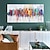 billige Abstrakte malerier-oliemaleri håndlavet håndmalet væg kunst farverig abstrakt moderne boligindretning indretning rullet lærred ingen ramme ustrakt