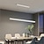 ieftine Lumini pandantive-80/100 cm linie design pandantiv candelabru birou aluminiu finisaje modern 110-240 v