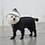 abordables Vêtements pour chiens-imperméable pour animaux de compagnie, veste de pluie imperméable à capuche pour chien &amp; bottes de pluie combinaison poncho de pluie pour chats chiot petits chiens (xl-noir)