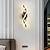 abordables Apliques de pared para interior-Lightinthebox lámpara de pared LED dormitorio lámpara de noche aluminio creativo moderno diseño simple fondo de hotel escalera de pared lámpara de pasillo personalizada