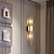billige Indendørsvæglamper-58cm indendørs væglampe led lys luksus krystal design postmoderne nordisk stil væglamper stue butikker / cafeer krystal væglampe 220-240v