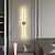 billige Indendørsvæglamper-1-lys led indendørs væglamper nordisk stil flush mount væglamper moderne enkel stue butikker/caféer akryl væglampe 110-120v 220-240v