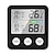 preiswerte Tester &amp; Detektoren-Digitales Temperatur-Feuchtigkeits-Messgerät elektronisches Hintergrundbeleuchtungs-Hygrometer Innen-Heim-Thermometer Wetterstation