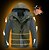 cheap Softshell, Fleece &amp; Hiking Jackets-Wolfcavalry® Men&#039;s Hoodie Jacket Hiking Jacket Ski Jacket Winter Outdoor Patchwork Windproof Warm Breathable Comfortable Outerwear Winter Jacket Top Full Length Hidden Zipper Camping / Hiking Ski