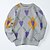 cheap Sweaters &amp; Cardigans-Kids Girls&#039; Sweater Long Sleeve Gray Black Heart Patchwork Indoor Outdoor Active Daily 3-10 Years