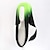 economico Parrucca per travestimenti-parrucca cosplay 123 parrucca ondulata con parte centrale 26 pollici verde fluorescente capelli sintetici di un colore 70 pollici design alla moda da donna nero