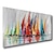 billiga Abstrakta målningar-oljemålning handgjord handmålad väggkonst modern marinmålning segelbåtar soluppgång flod heminredning dekor utsträckt ram redo att hänga