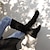 abordables Botas de mujer-Mujer Botas Zapatos de gamuza Botas holgadas Zapatos de incremento de altura Diario Color sólido Botas hasta la rodilla Invierno Tacón Cuña Dedo redondo Vintage Moda Ante Hebilla Morrón Oscuro Negro