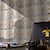preiswerte Fliesenaufkleber-10 Stück gebürstete Silberfolie golden geprägte marokkanische Fliesenaufkleber selbstklebende Küche Wandaufkleber Metall Textur Fliesen Wandaufkleber