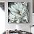 baratos Pinturas Florais/Botânicas-pintura a óleo pintada à mão flores abstratas modernas parede arte decoração do quarto tela enrolada sem moldura não esticada