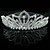 billige Tiaraer og Krone-Crown Tiaras Legering Bryllup Speciel Lejlighed Valentinsdag Valentine Sød Med Akrylisk Diamant Krystal / Rhinsten Medaljon Hovedbeklædning