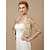 cheap Wedding Guest Wraps-Women‘s Wrap Sparkle Bolero Elegant &amp; Luxurious Shine 3/4 Length Sleeve Sequined Wedding Guest Wraps With Paillette For Wedding Spring &amp;  Fall