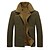 cheap Softshell, Fleece &amp; Hiking Jackets-Men&#039;s Military Tactical Jacket Cotton Winter Outdoor Thermal Warm Windproof Multi-Pockets Breathable Outerwear Winter Jacket Trench Coat Ski / Snowboard Fishing Climbing Army Green Khaki Black