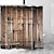 お買い得  シャワーカーテントップセール-レトロ木製ドア シリーズ デジタル印刷シャワー カーテン シャワー カーテン フック現代ポリエステル新しいデザイン