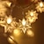 preiswerte LED Lichterketten-weihnachtsgirlande lichterkette aa batterieleistung led kugelförmige sterne wasserdichte außeninnenbeleuchtung weihnachten hochzeit neujahr partydekoration warme beleuchtung