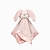 voordelige Handdoeken &amp; Badjassen-dieren baby dekbed veiligheid deken roze olifant baby kwekerij karakter deken luxe snuggler pluche lovey voor pasgeboren babypop deken