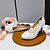 preiswerte Hochzeitsschuhe-Damen Hochzeit Schuhe Pumpen Geschenke zum Valentinstag Kunstleder-Müßiggänger Party Hochzeits-Heels Brautschuhe Brautjungfernschuhe Spitze Niedriger Absatz Runde Zehe Klassisch Süß Kunstleder