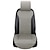 abordables Housses de siège de voiture-2 pièces Protecteur de siège de voiture pour Sièges avant Doux Confortable Facile à Installer pour
