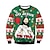 cheap Christmas Costumes-Santa Claus Goddess Ugly Christmas Sweater / Sweatshirt Men&#039;s Women&#039;s Couple&#039;s Special Christmas Christmas Carnival Masquerade Adults&#039; Party Christmas Vacation Polyester Top