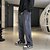 hesapli Erkek Pantolonlar-Erkek Punk ve Gotik Harem Çoklu Cepler Tam uzunluk Pantolon Günlük Esnemez Tek Renk Spor Orta Bel İnce Siyah Gri Bej M L XL XXL 3XL / Büzgülü
