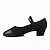 cheap Ballroom Shoes &amp; Modern Dance Shoes-Women&#039;s Ballroom Dance Shoes Modern Shoes Salsa Shoes Line Dance Performance Ballroom Dance Waltz Oxford Solid Color Low Heel Elastic Band Slip-on Black