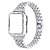 cheap Apple Watch Bands-1 pcs Smart Watch Band for Apple iWatch Series 8 7 6 5 4 3 2 1 SE Stainless Steel Smartwatch Strap Luxury Bling Diamond SmartWatch Band with Case Jewelry Bracelet Replacement  Wristband / 1PC