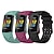 levne Pásky na hodinky Fitbit-3 ks Pásek hodinek pro Fitbit Charge 5 Silikon Výměna, nahrazení Popruh Měkký povrch Prodyšné Sportovní značka Náramek