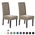 billiga Matstolsöverdrag-matstolsöverdrag stretch stol säte överdrag mjukt enfärgat slitstarkt tvättbart möbelskydd för matsalsfest