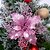 お買い得  パティオ、芝生、庭-5個のクリスマス人工花がキラキラクリスマスツリーの飾りをくり抜く偽の花navidad新年の装飾ホームパーティー