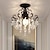 cheap Chandeliers-33 cm Unique Design Ceiling Light LED Crystal Classic Chandeliers Painted Finishes Vintage Country 220-240V