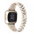 Χαμηλού Κόστους Λουράκια καρπού για Fitbit-1 pcs Smart Watch Band για Fitbit Versa 3 / Sense Ανοξείδωτο Ατσάλι Εξυπνο ρολόι Λουρί Bling Diamond Βραχιόλι κοσμήματος Αντικατάσταση Περικάρπιο