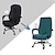 billiga Överdrag för kontorsstolar-sammet dator kontorsstol överdrag gaming stol stretch stol överdrag svart vanlig enfärgad slitstarkt tvättbart möbelskydd