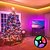 رخيصةأون تحكم عن بعد-أضواء شريطية ليد 5 متر RGB Tiktok 300 LED 2835 SMD RGB شريط أضواء مجموعات إضاءة ذاتية اللصق متعدد الألوان لغرفة المطبخ والمطبخ والإضاءة مع جهاز تحكم عن بعد 12 فولت