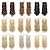 baratos Clip nas extensões-7 pçs / set 22 peruca ondulada cacheada 16 grampos em cabelo estilo falso grampo sintético em extensões de cabelo resistentes ao calor para mulheres meninas