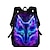 cheap Backpacks &amp; Bookbags-Men&#039;s Women&#039;s Kid&#039;s School Bag Bookbag 3D Print Commuter Backpack School Daily 3D Print Oxford Large Capacity Zipper Print Black Purple Green
