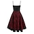 cheap Cosplay &amp; Costumes-Lisa Punk Lolita Gothic Prom Dress Cocktail Dress Vintage Dress Party Dress Party Prom Women&#039;s Lace Costume Black / Red Vintage Cosplay Sleeveless Homecoming Cocktail Party Date Knee Length