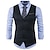 abordables Gatsby le magnifique-Rétro Vintage Classique Les rugissantes années 20 1920s Bal Masqué Veste Gilet Pardessus Gentilhomme Kingsman Garçon d&#039;honneur Homme Coupe Cintrée Halloween Mariage robe demoiselle d honneur Soirée